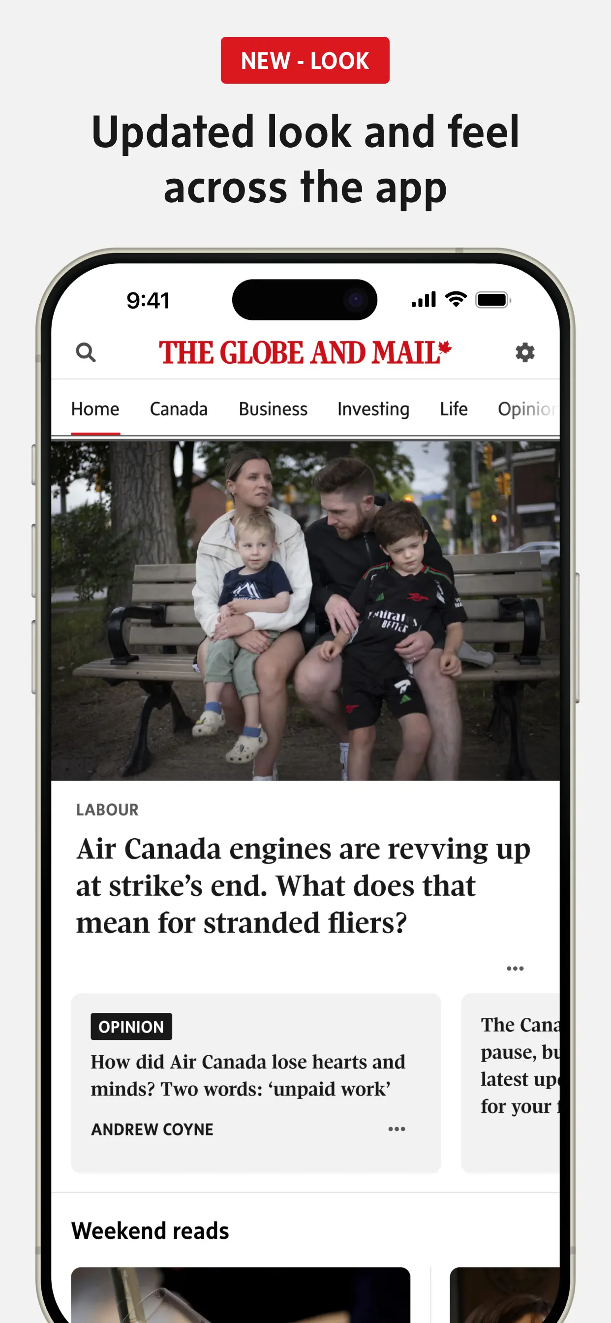 The Globe and Mail App Store screenshot 4