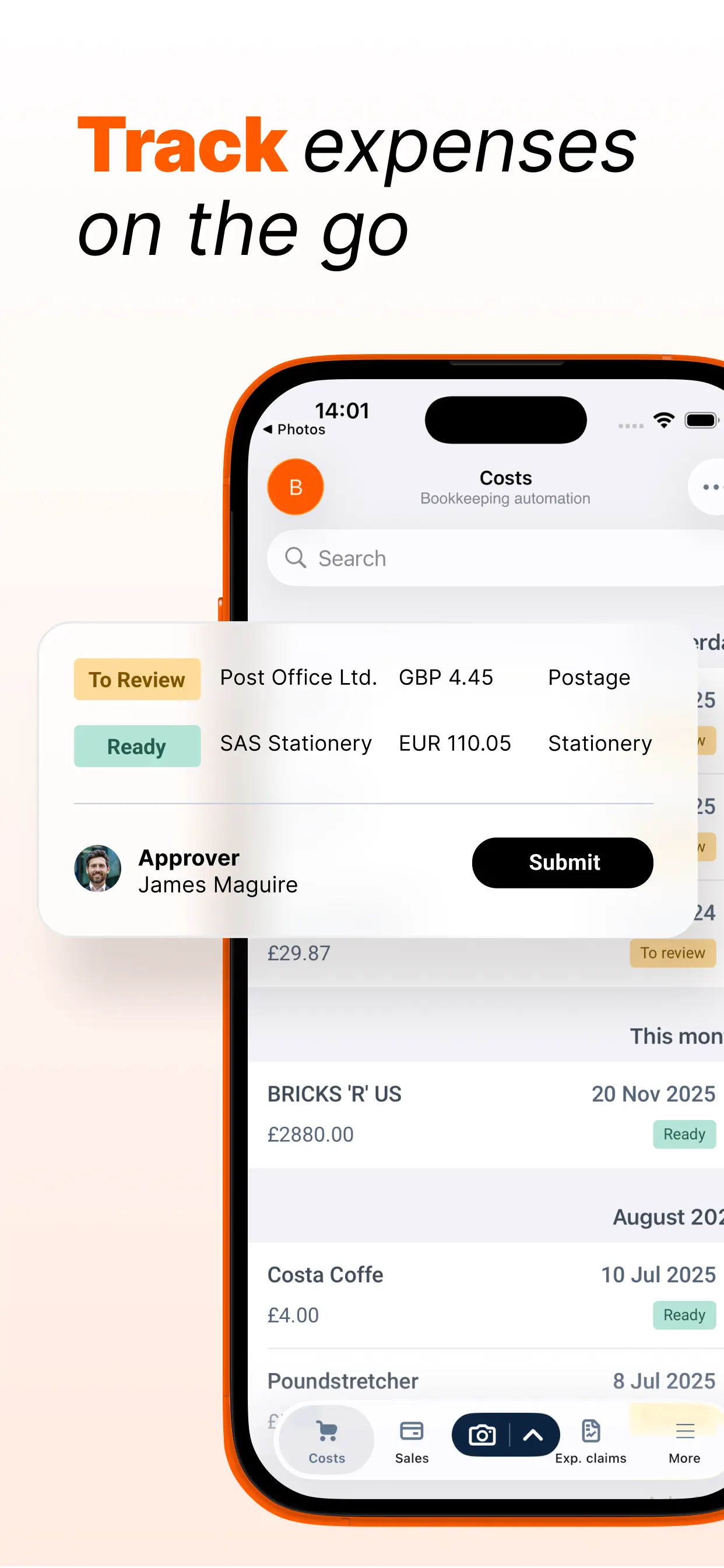 Dext: Expense Tracker App Store screenshot 4