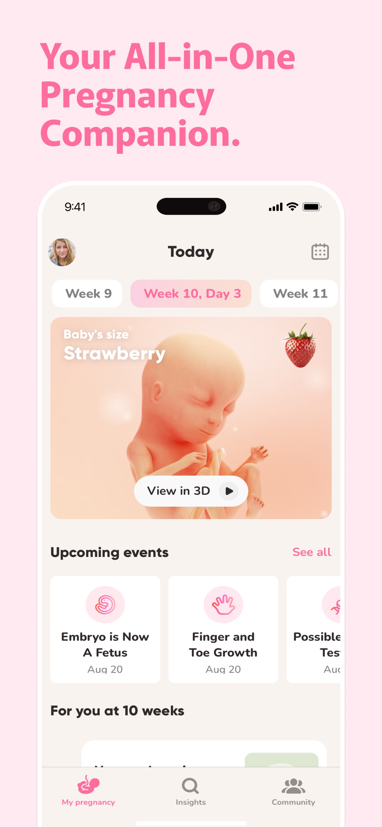 WeMoms - Pregnancy & Baby App App Store screenshot 3