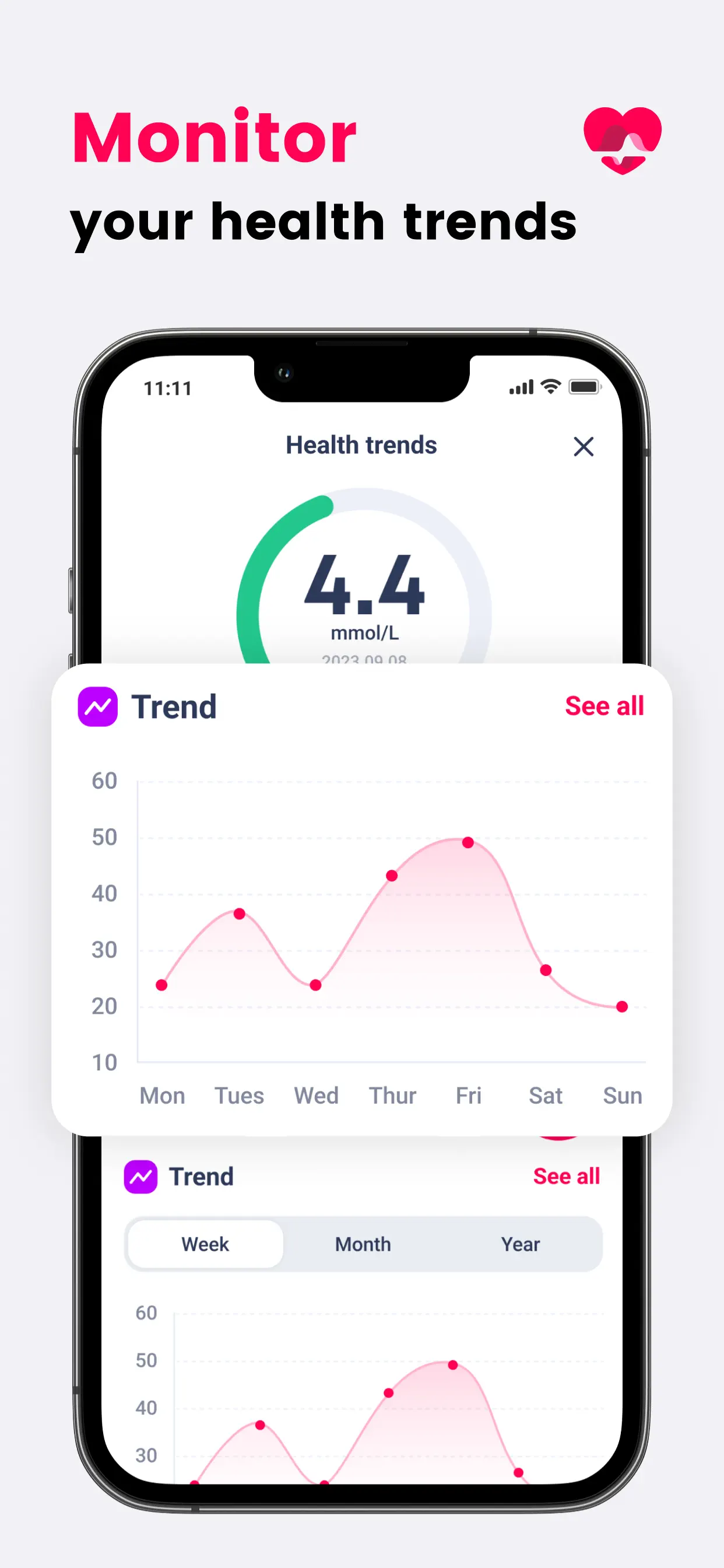 Heartly-Heart Health Recorder App Store screenshot 3