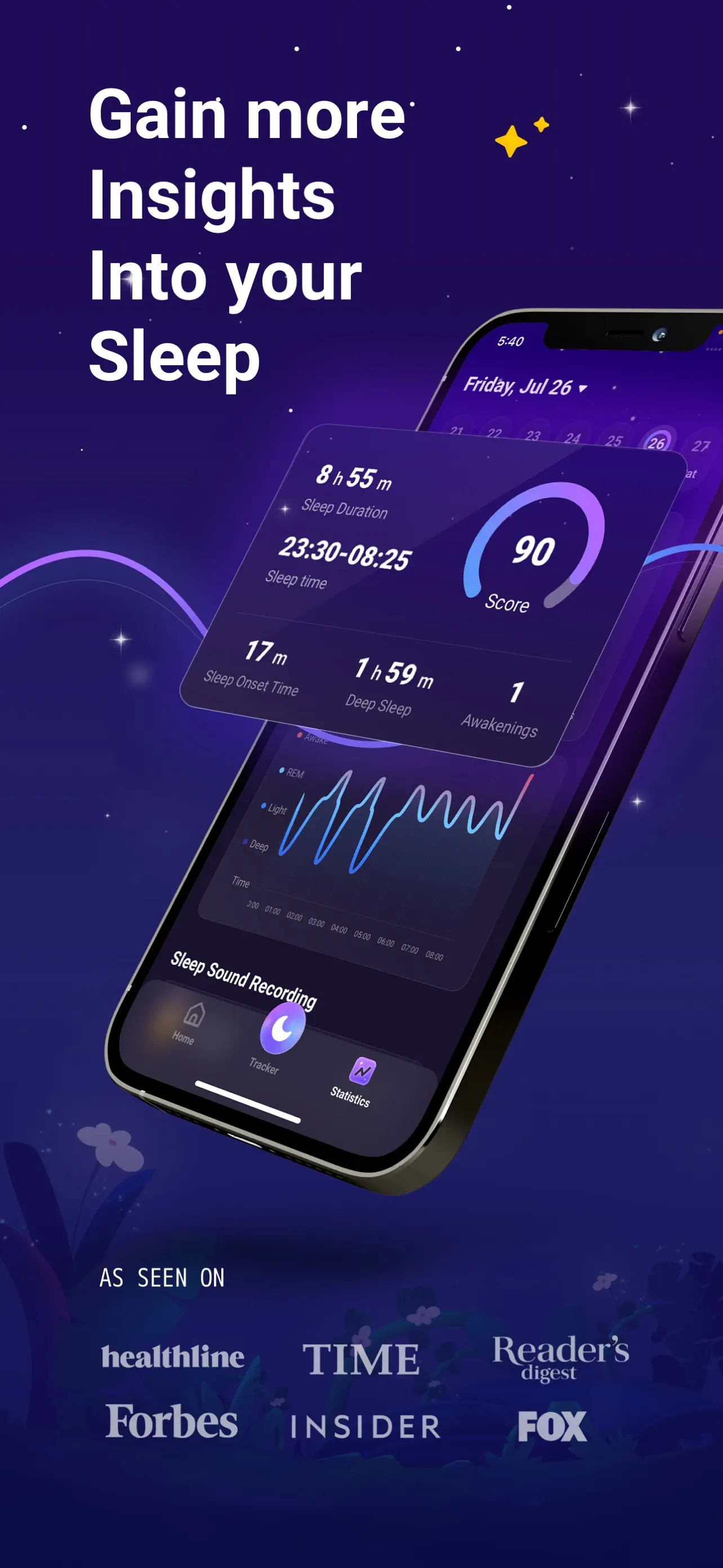 Sleep Well: Snore & Sleep Talk App Store screenshot 1