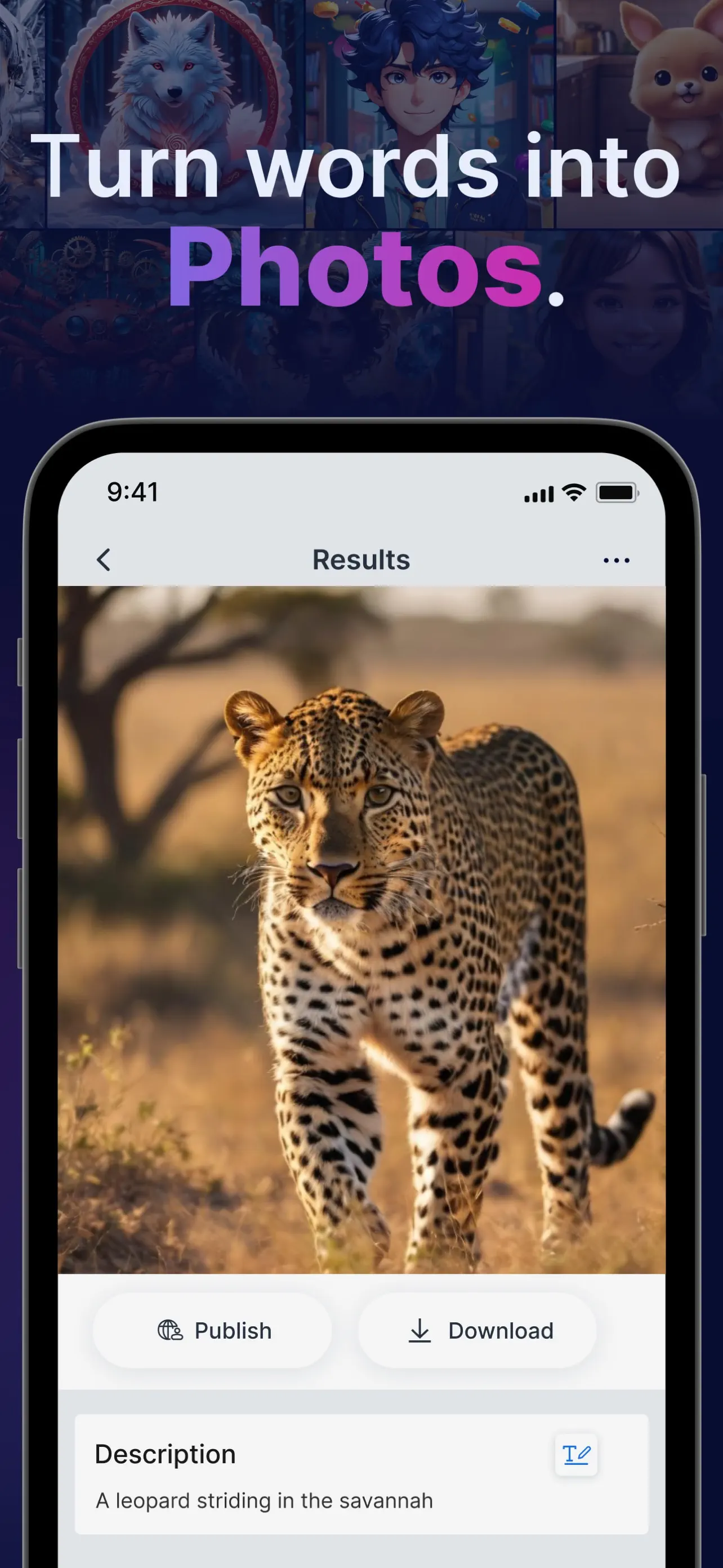 Gencraft AI Image Generator App Store screenshot 3