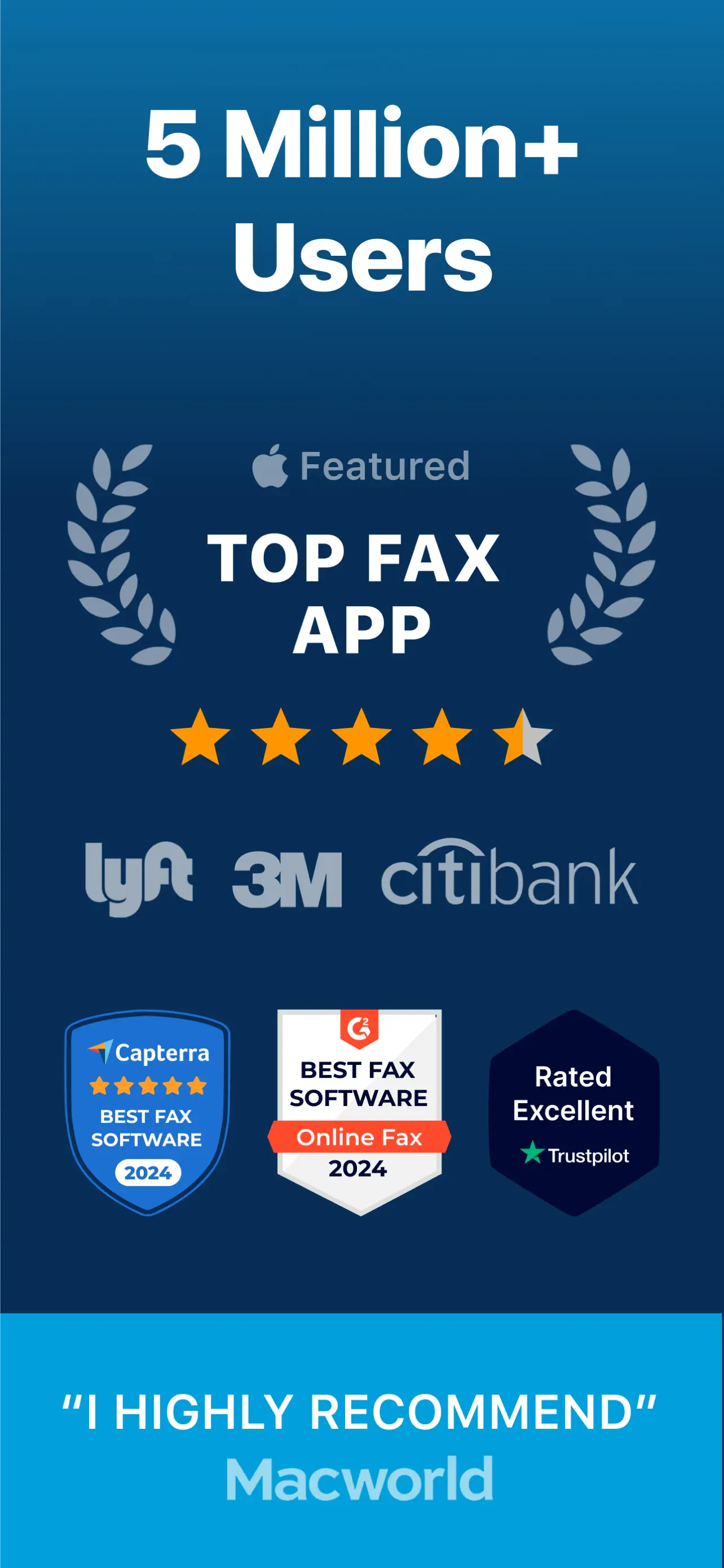 iFax App Send Fax From iPhone App Store screenshot 1