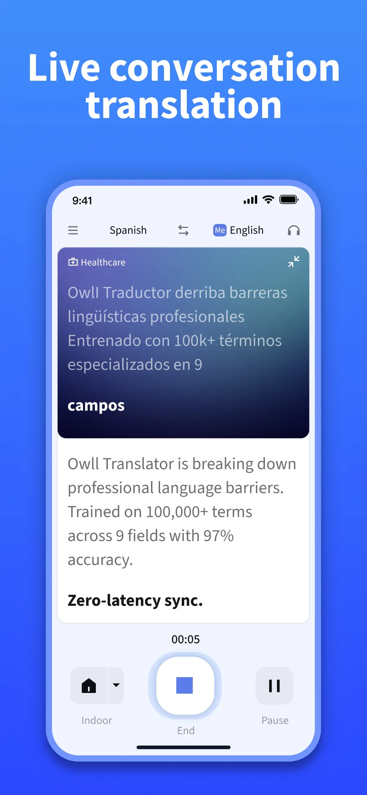 Owll Translator：AI Voice Clone App Store screenshot 2