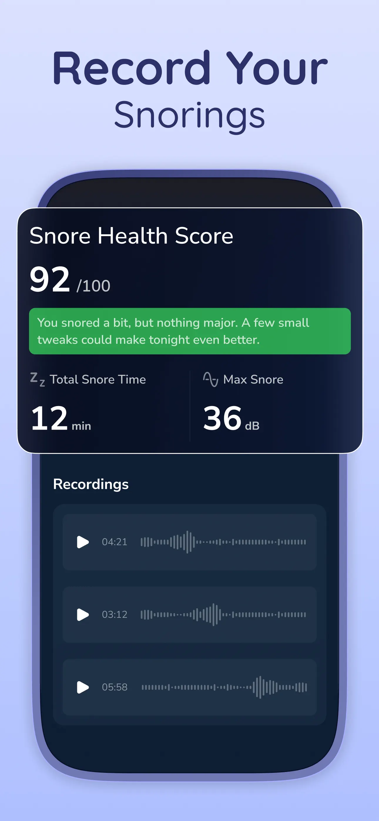 Sleep Tracker & Sound by Remly App Store screenshot 3