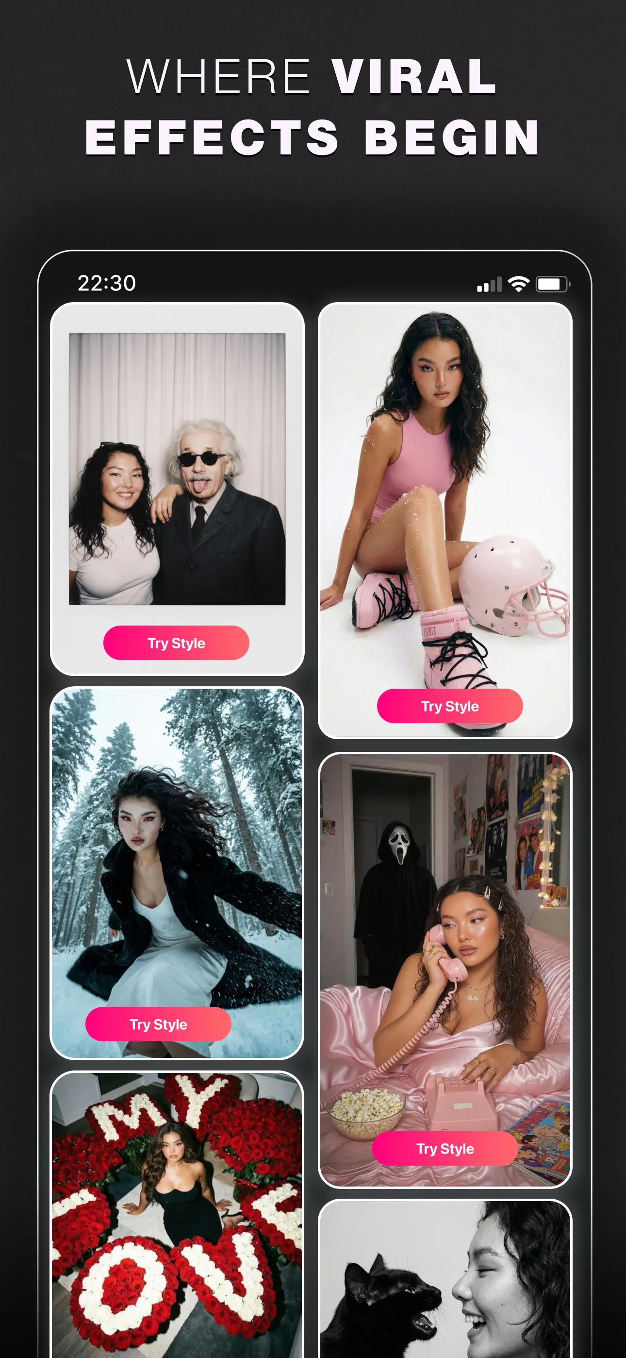 Glam AI: Video & Photo Editor App Store screenshot 3