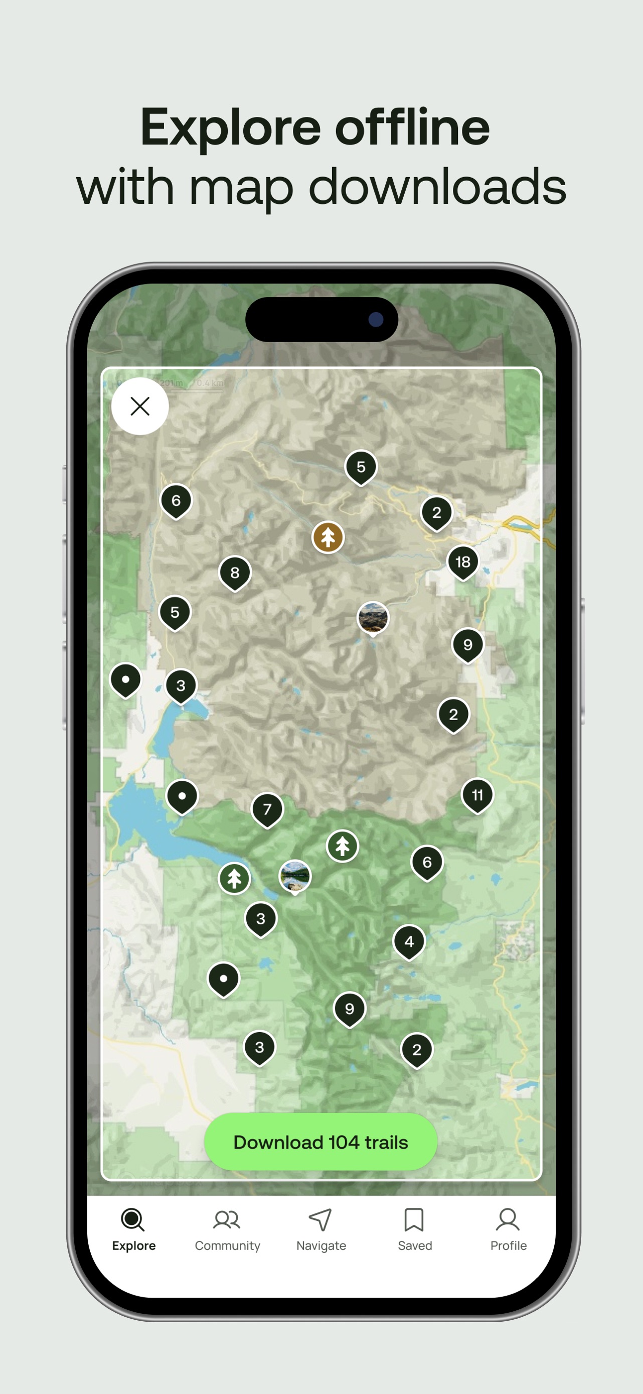 AllTrails: Hike, Bike & Run App Store screenshot 1