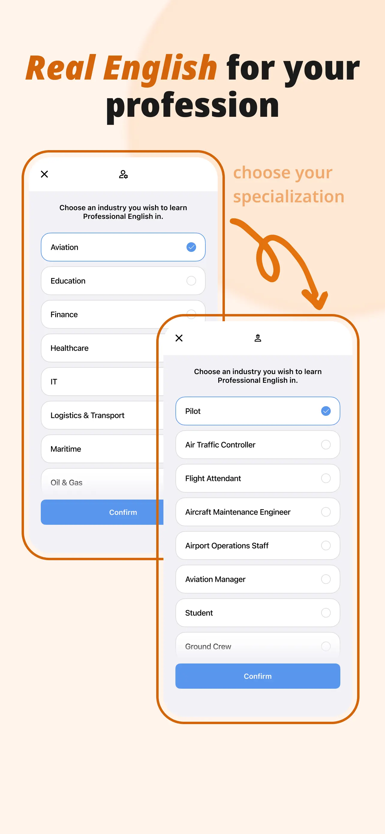 PeakTalk: Job-specific English App Store screenshot 2
