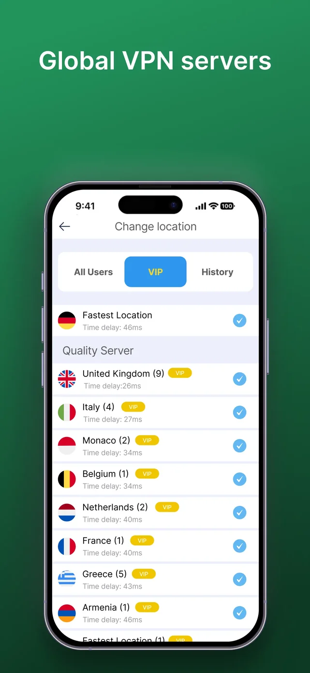 VPN - Fast VPN Proxy App Store screenshot 3
