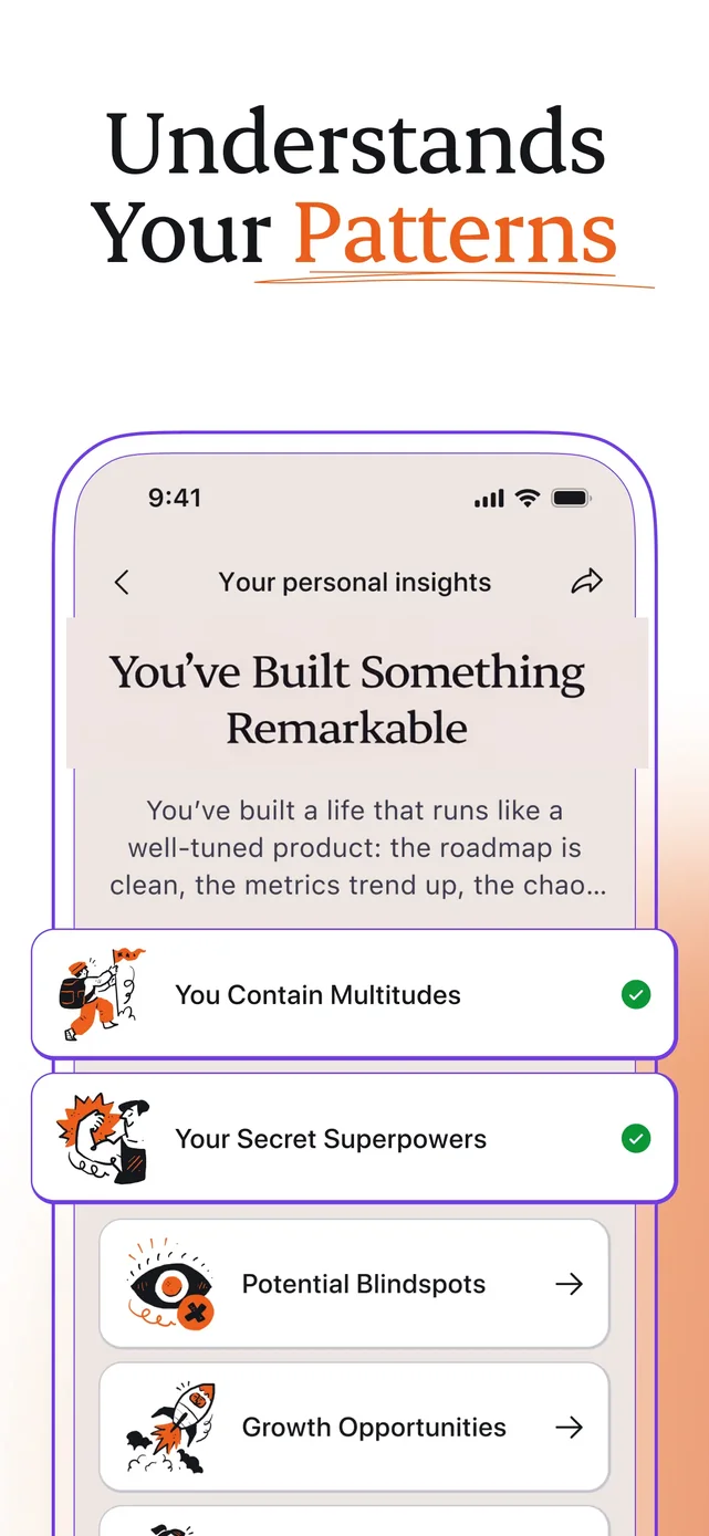 Purpose: AI Mentor & Coach App Store screenshot 4