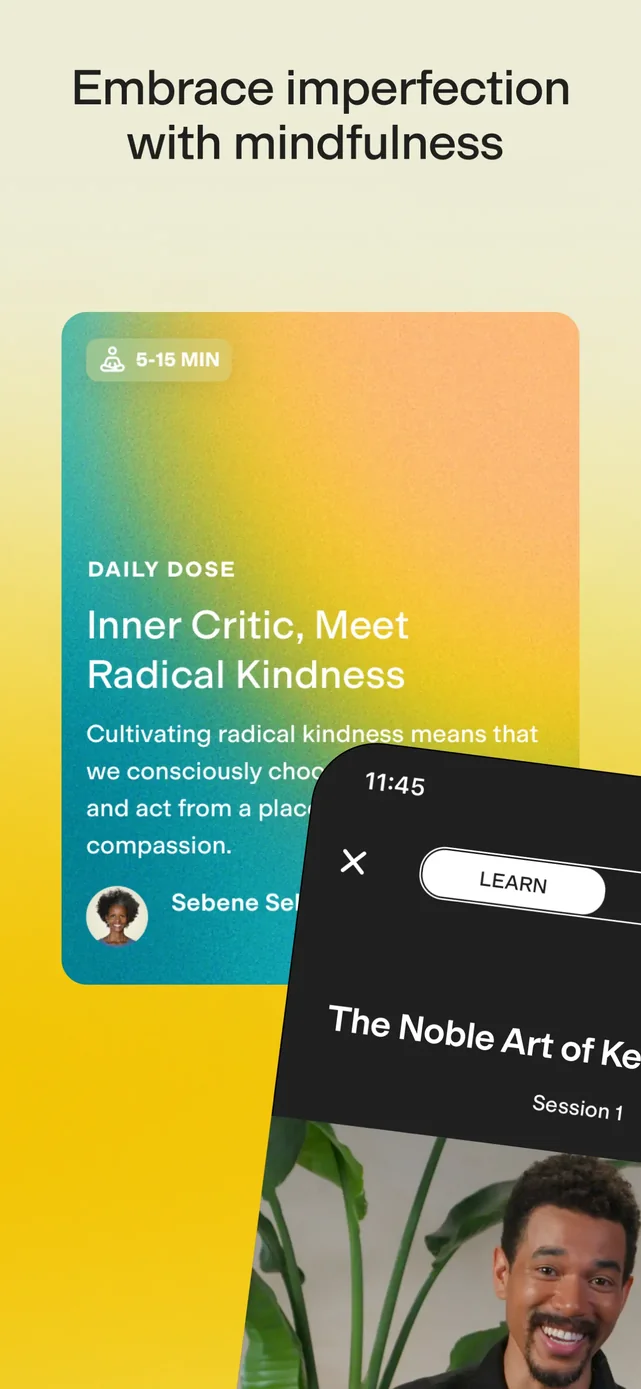 Happier Meditation App Store screenshot 2