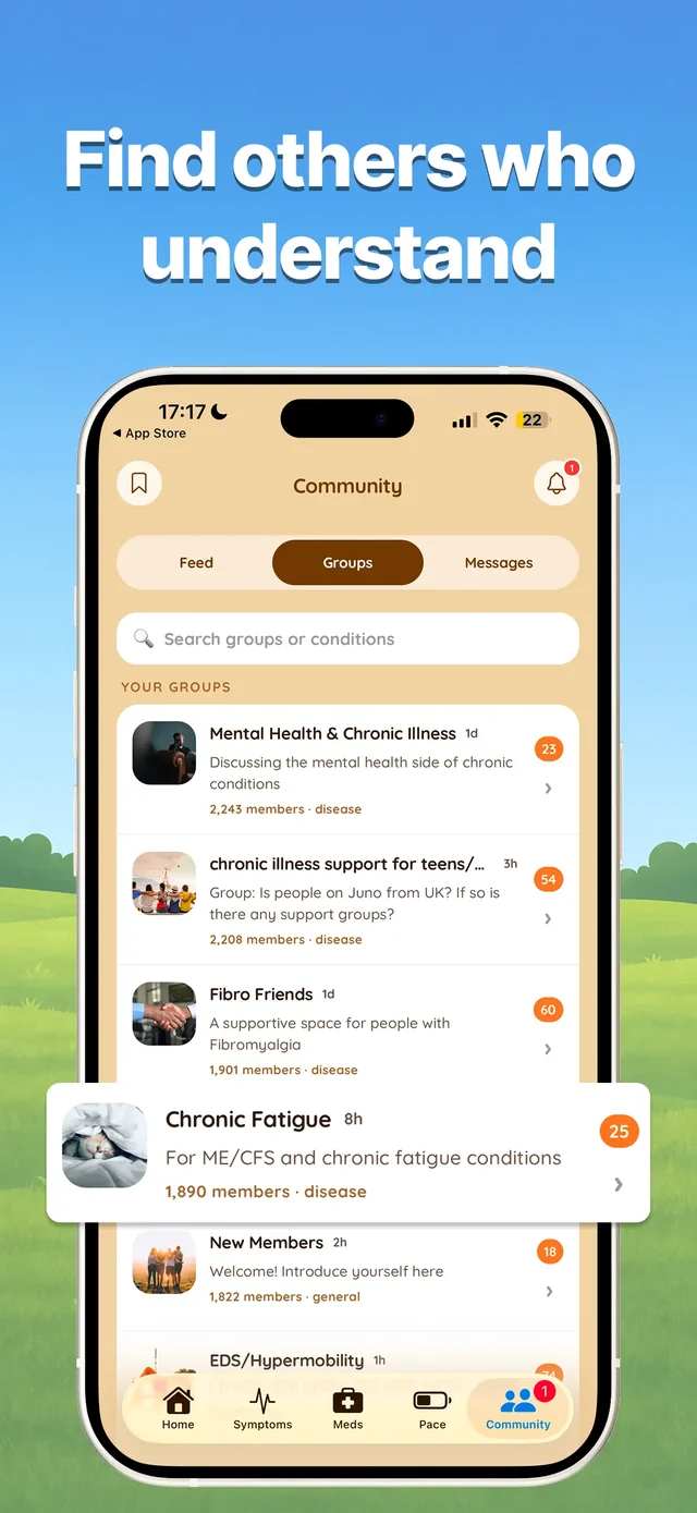Juno: Chronic Illness Support App Store screenshot 4