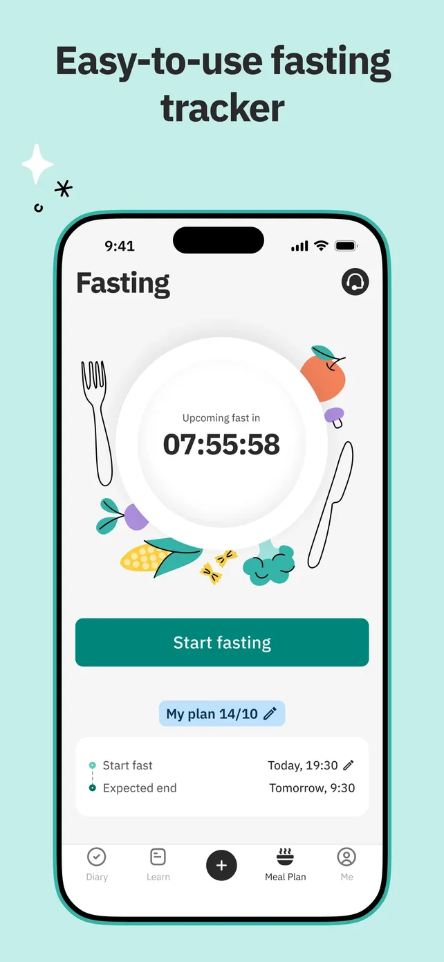 Unimeal: Fasting and Diet App Store screenshot 2