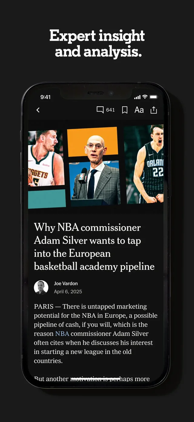 The Athletic: All Sports News App Store screenshot 4
