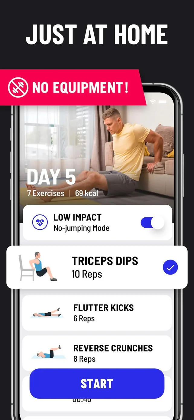 Lose Weight for Men at Home App Store screenshot 4