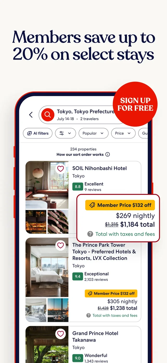 Hotels.com: Book hotels & more App Store screenshot 3