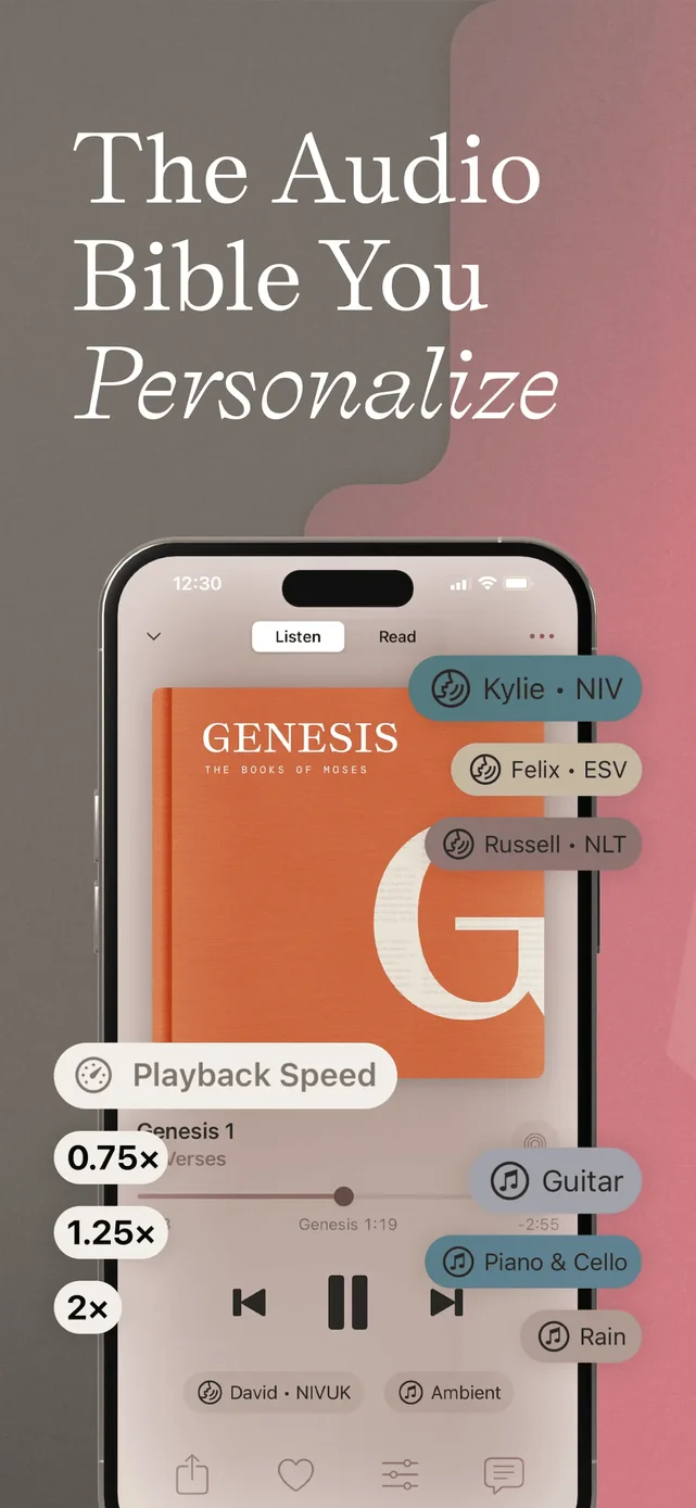 Dwell: Audio Bible App Store screenshot 1