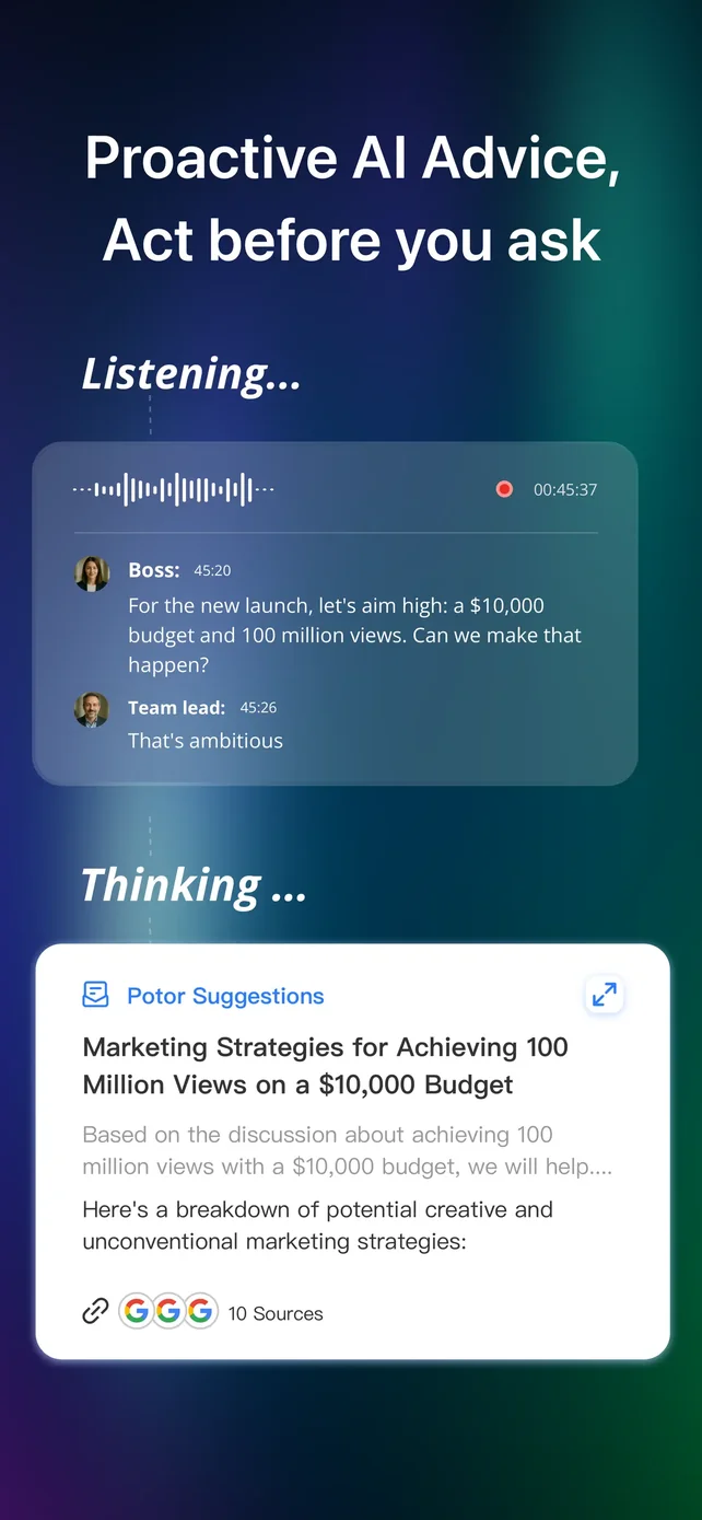 Proactor AI – Note Taking App Store screenshot 2