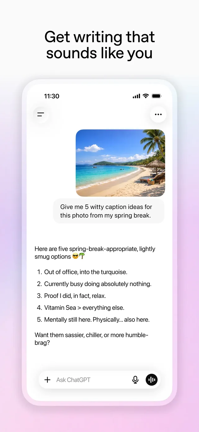 ChatGPT App Store screenshot 4