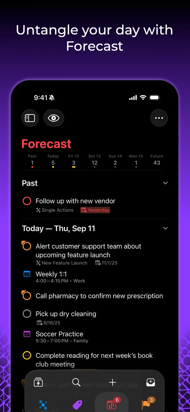 OmniFocus 4 App Store screenshot 4