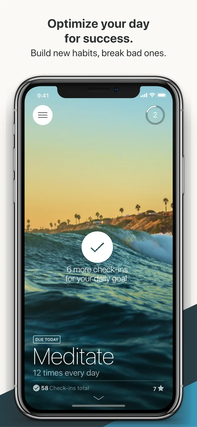 Today Habit tracker App Store screenshot 1