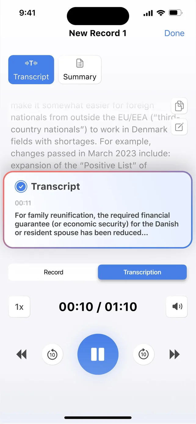 Voice Recorder－Audio Memos Арр App Store screenshot 2