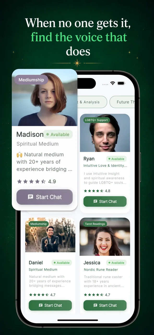 Orb: Psychic Chat & Reading App Store screenshot 2