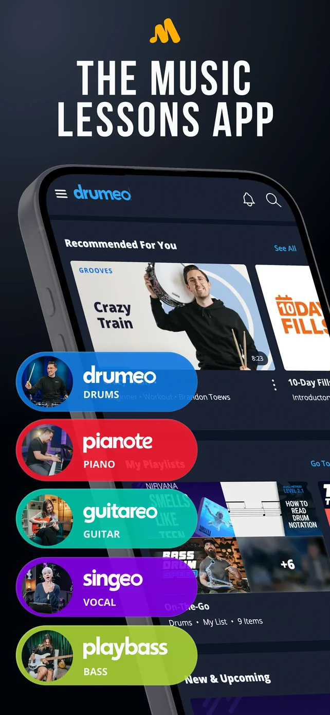 Musora: The Music Lessons App App Store screenshot 1