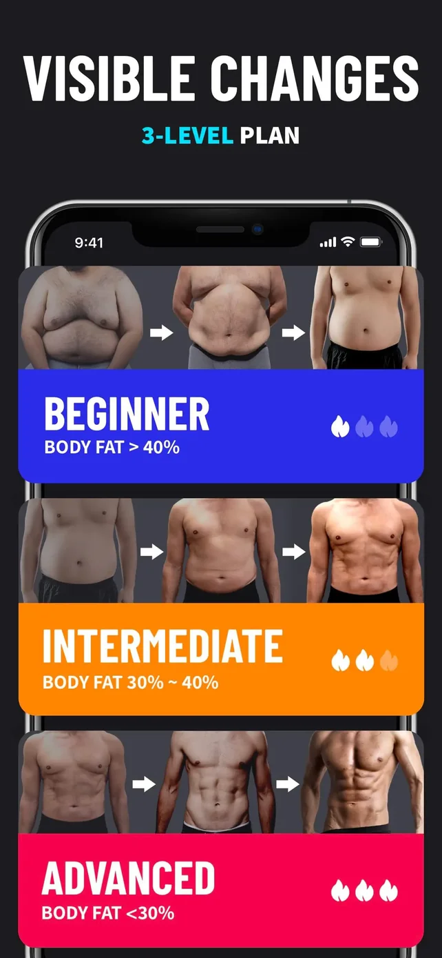 Lose Weight for Men at Home App Store screenshot 3