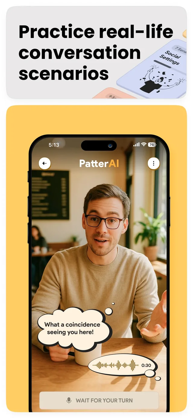 PatterAI: Communication Skills App Store screenshot 3