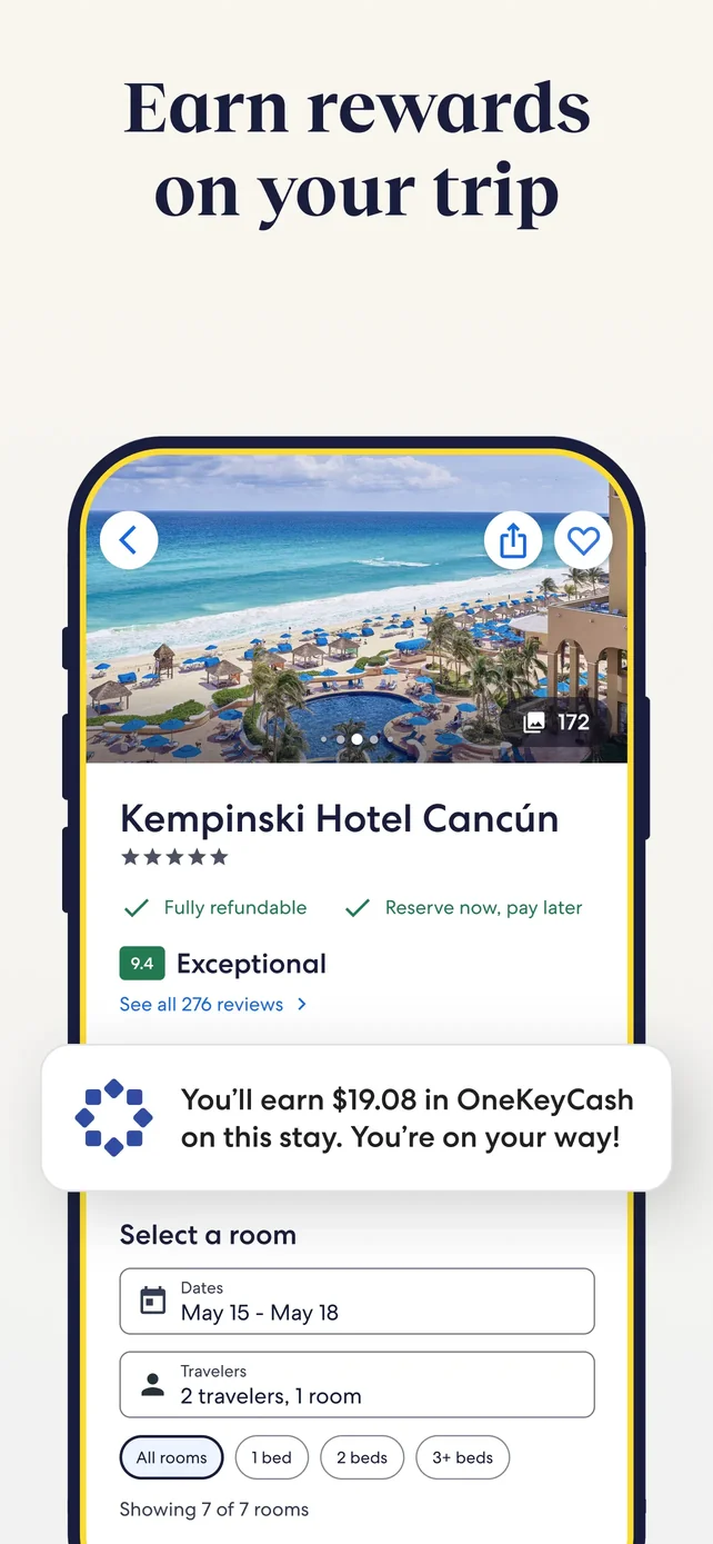 Expedia: Hotels, Flights, Cars App Store screenshot 3