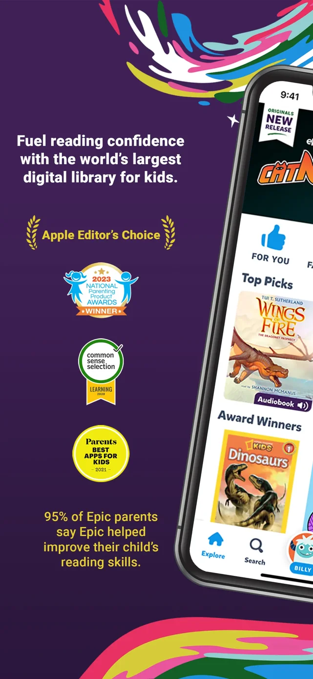 Epic - Kids' Books & Reading App Store screenshot 1
