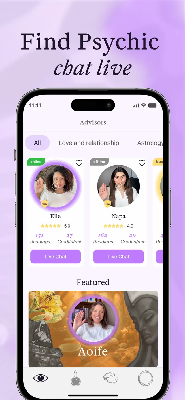 AdAstra Psychic. Tarot Reading App Store screenshot 3