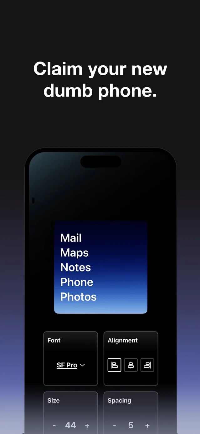 Blank Spaces Launcher App Store screenshot 4
