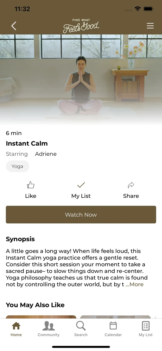 Find What Feels Good Yoga App Store screenshot 3