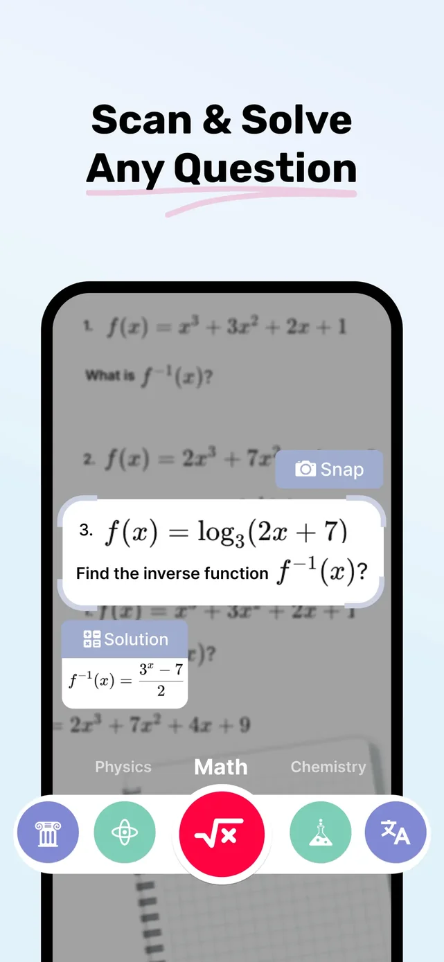 Homework AI - Math & Essay App App Store screenshot 1