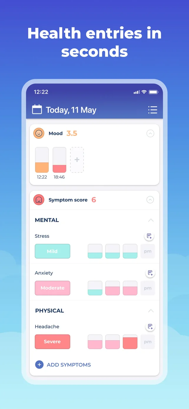 Bearable - Symptom Tracker App Store screenshot 4