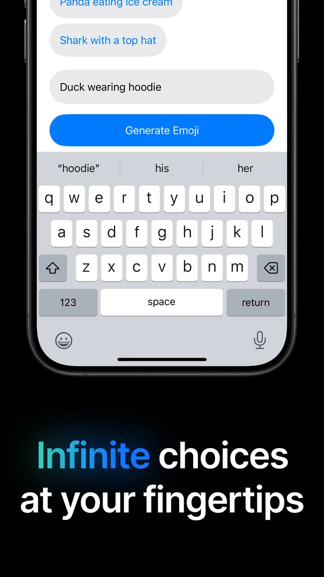 AI Emojis Keyboard App Store screenshot 1