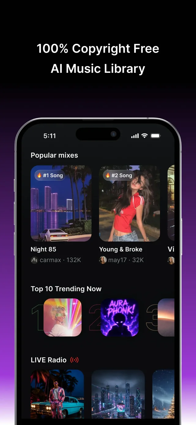 MusicGPT - AI Song Generator App Store screenshot 4