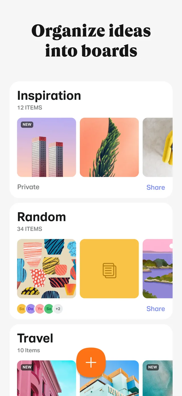 Collect by WeTransfer App Store screenshot 4