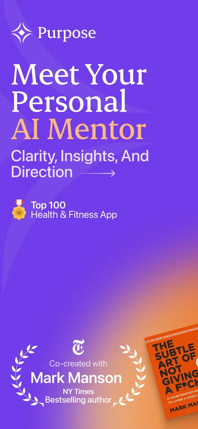 Purpose: AI Mentor & Coach App Store screenshot 1