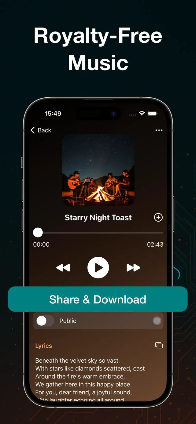 AI Song Maker - Soniva Music App Store screenshot 4