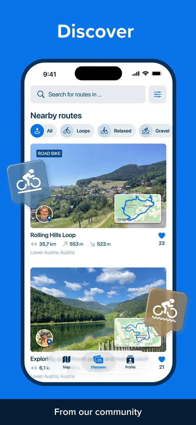 Bikemap: Bicycle Tracker & GPS App Store screenshot 4