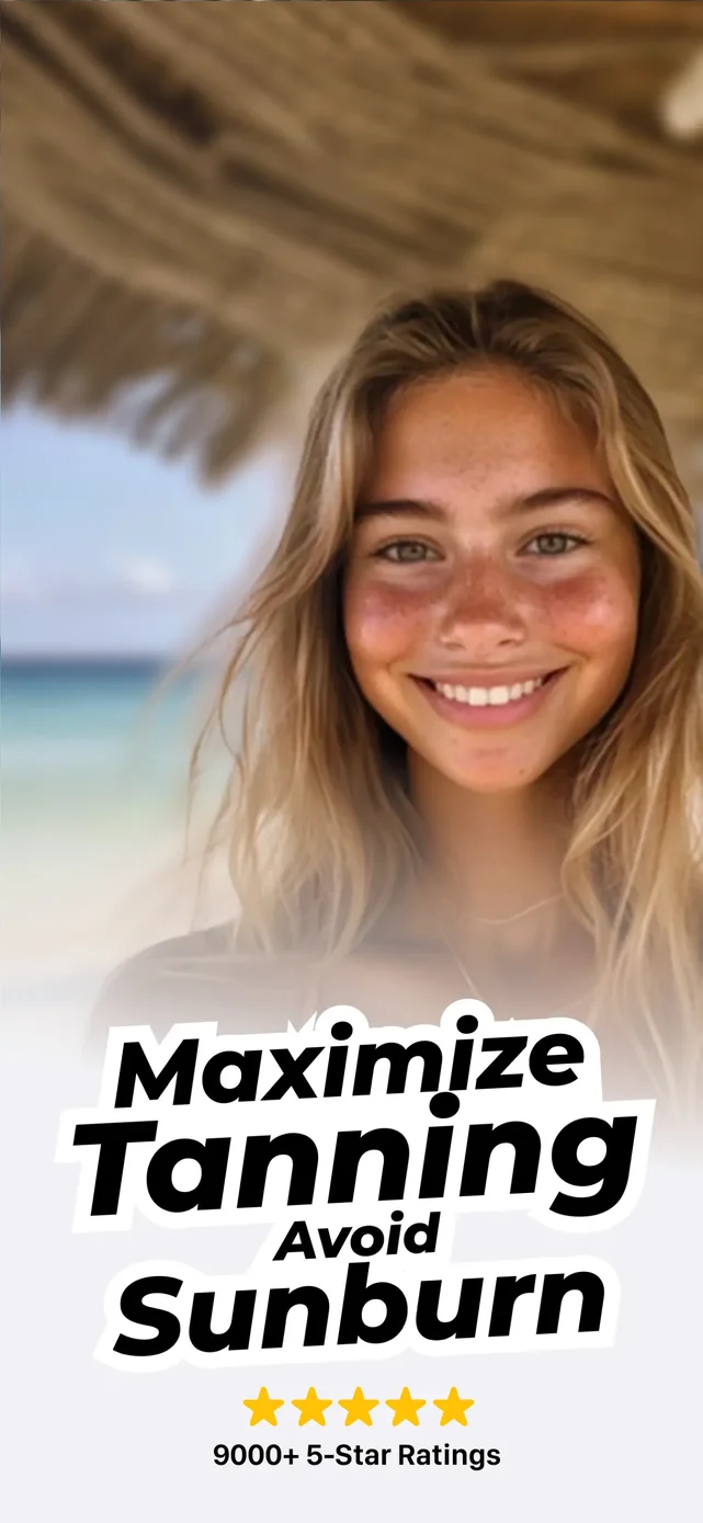 SunSafe: UV Index & Tanning App Store screenshot 1