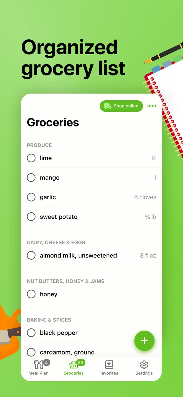 Mealime Meal Plans & Recipes App Store screenshot 2