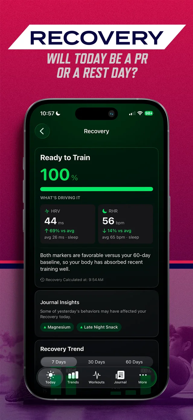 Athlytic: Fitness & Recovery App Store screenshot 3