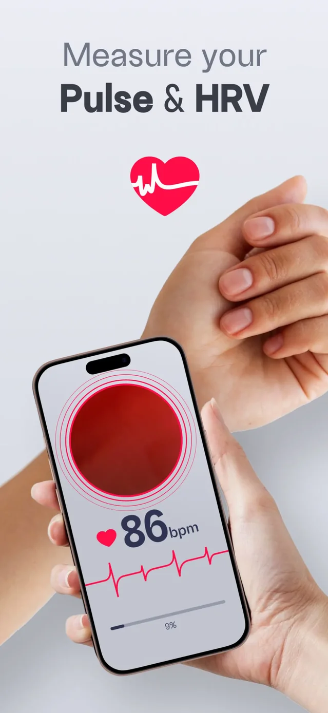 Wellmy - Heart Rate Monitor App Store screenshot 1