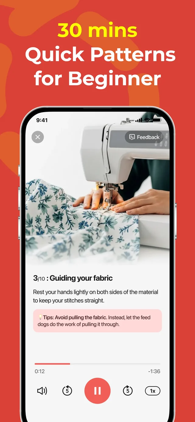 Sewpal: Sewing Pattern & Guide App Store screenshot 4