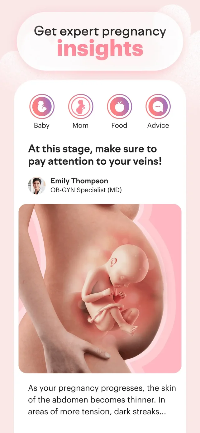 amma: Pregnancy & Baby Tracker App Store screenshot 3