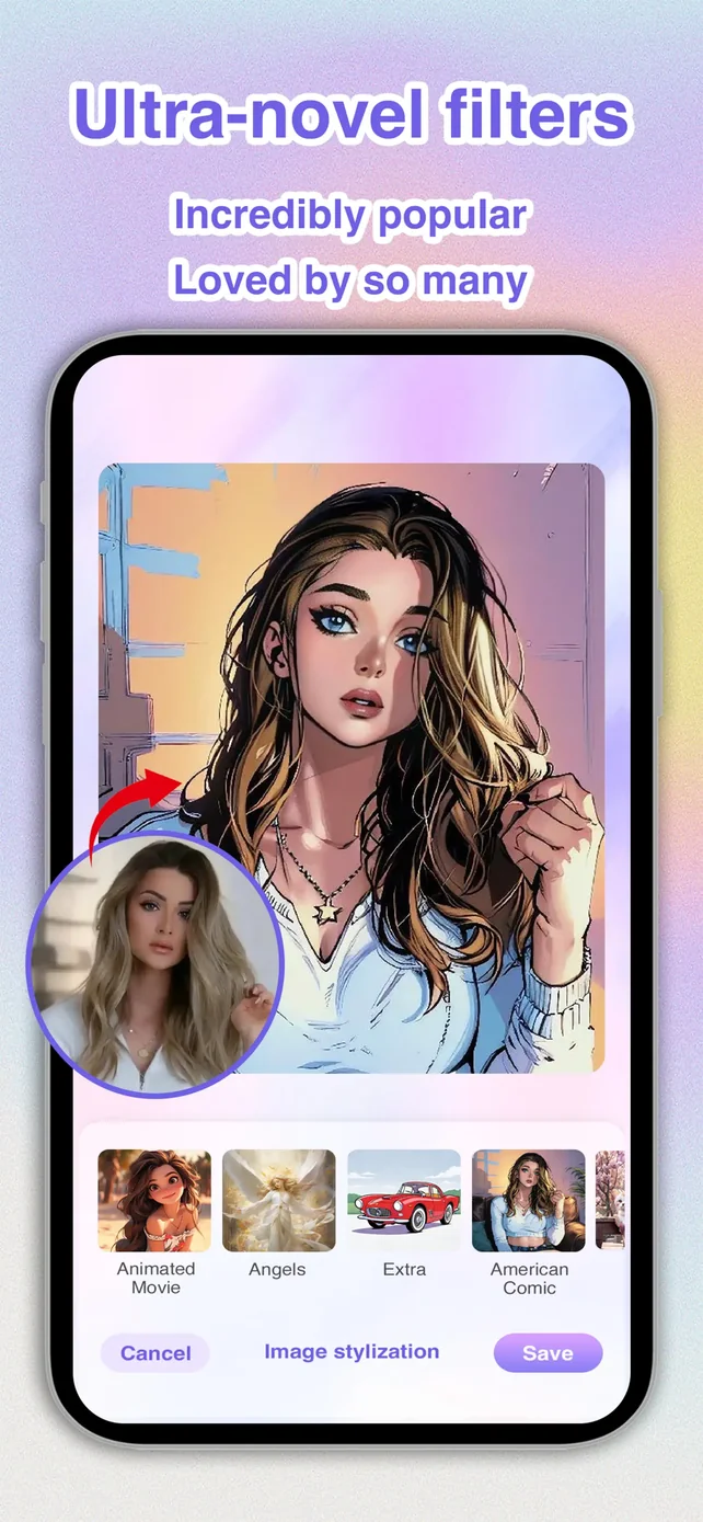 AI Photo Maker：Frame & Filter App Store screenshot 3